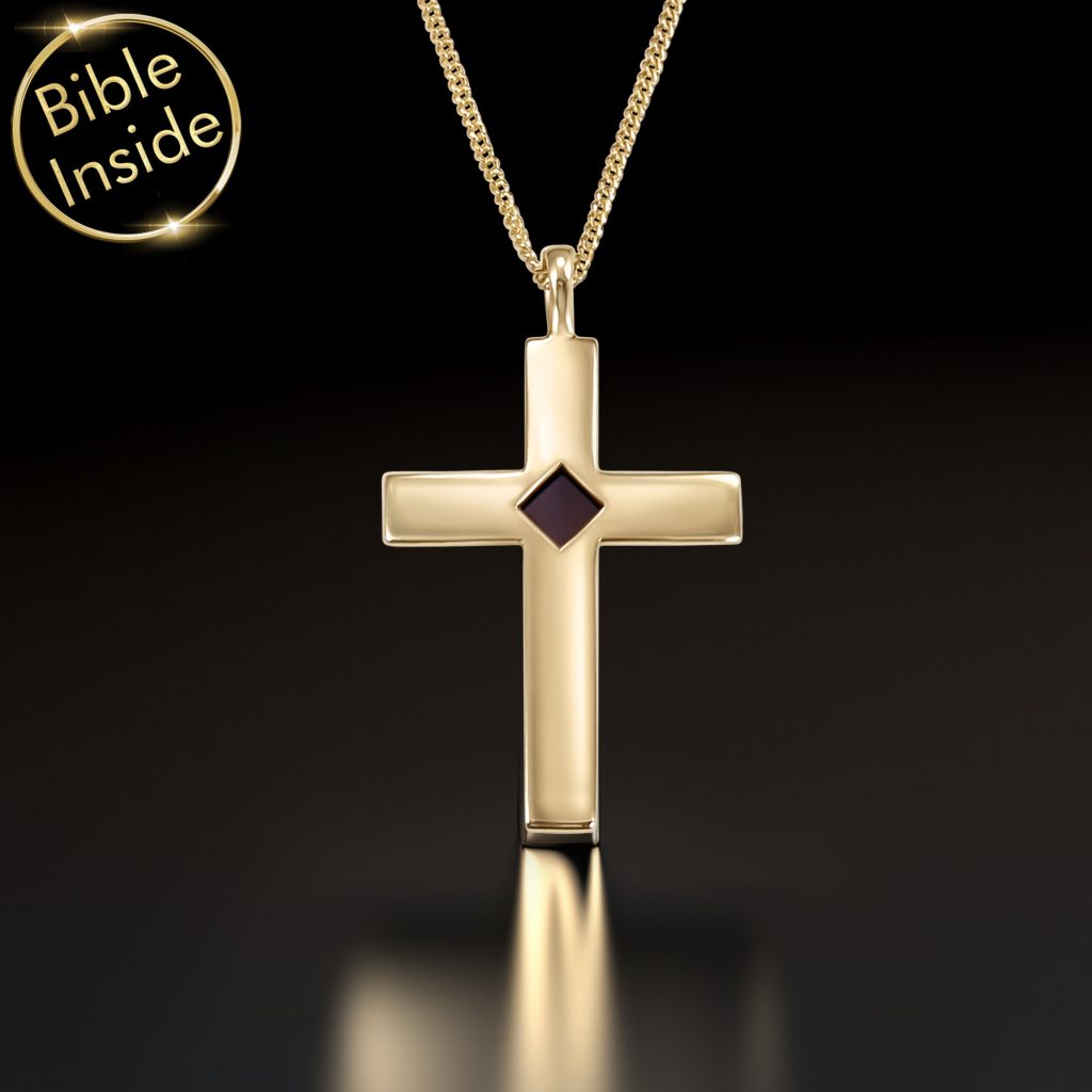 Bible Necklace Diamond-Shaped With Entire Scripture Inside My Nano Jewelry
